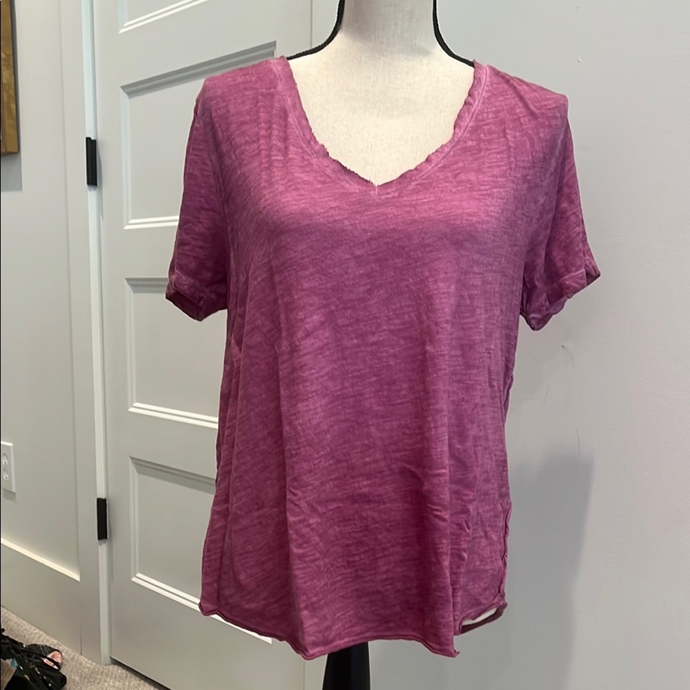 Maeve Rose Pink Relaxed Short Sleeve Tee